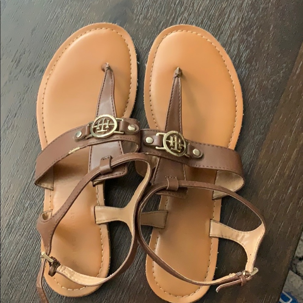 Tommy Hilfiger brown sandals